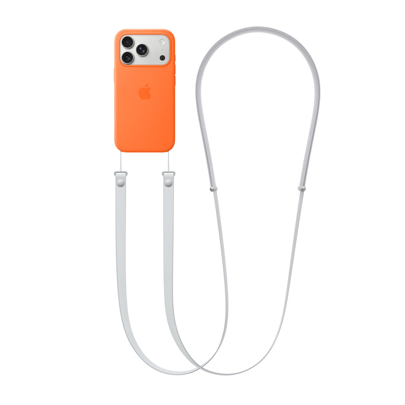 Crossbody popruh Apple - světle šedý - bonami.click