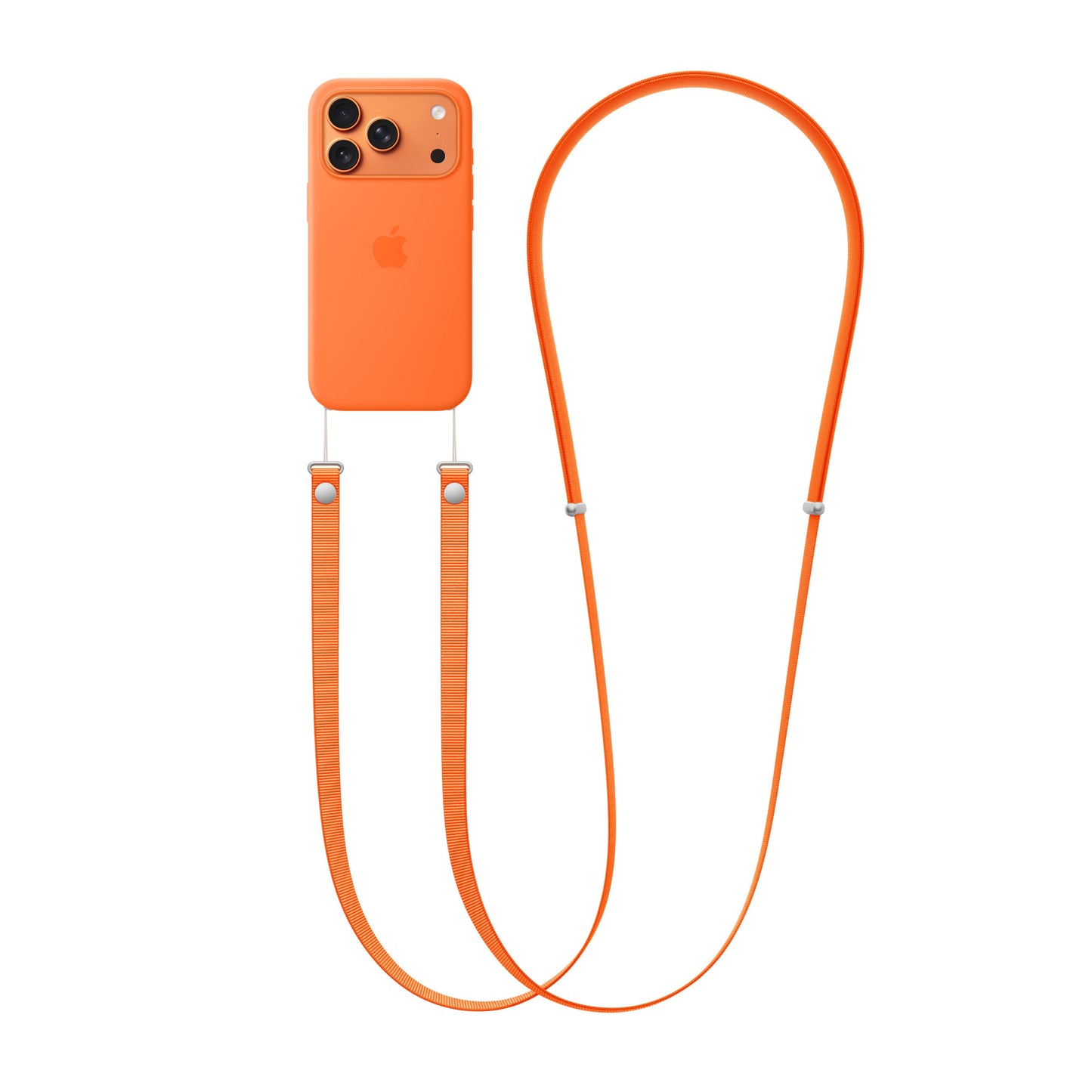 Crossbody popruh Apple - oranžový - bonami.click