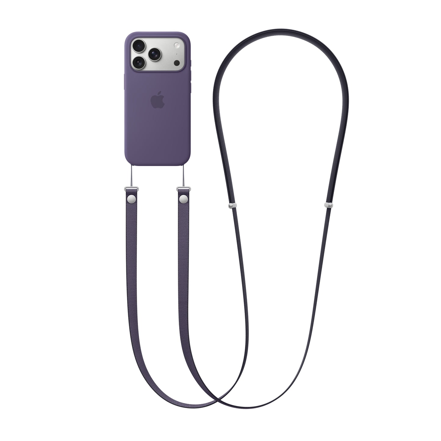 Crossbody popruh Apple - fialový - bonami.click