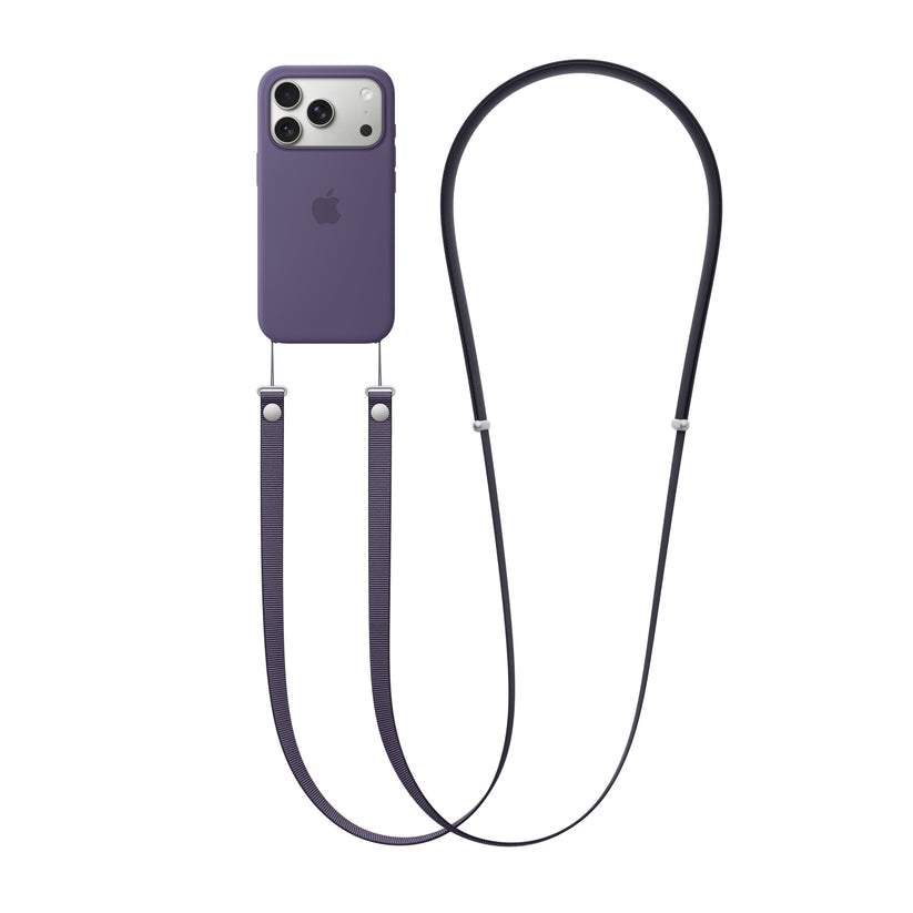 Crossbody popruh Apple - fialový - bonami.click