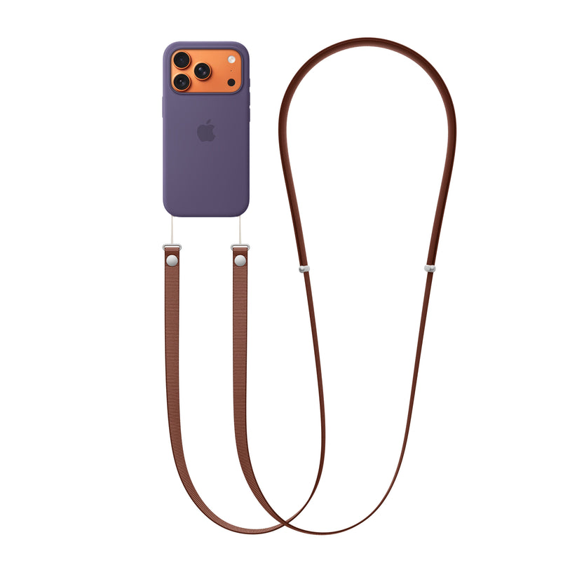 Crossbody popruh Apple - siensky hnědý - bonami.click