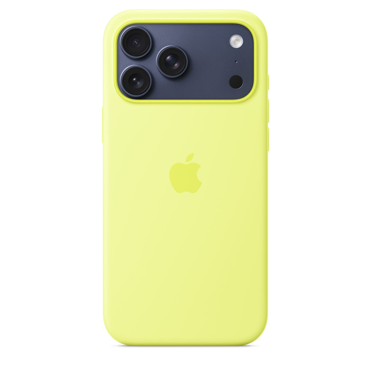 Silikonový kryt na iPhone 17 Pro Max Apple s MagSafe - neonově žlutý - bonami.click