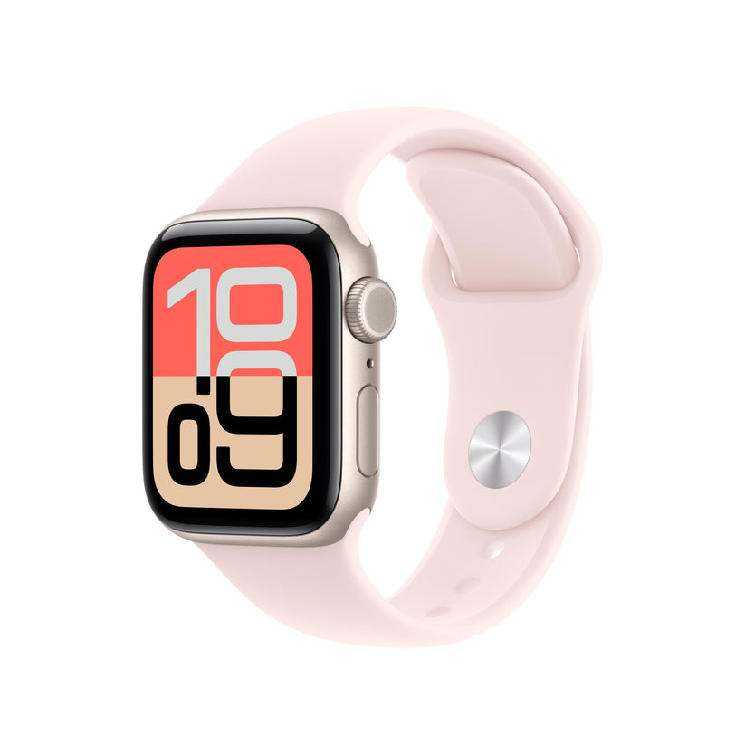 40mm jemně růžový sportovní řemínek – S/M - bonami.click