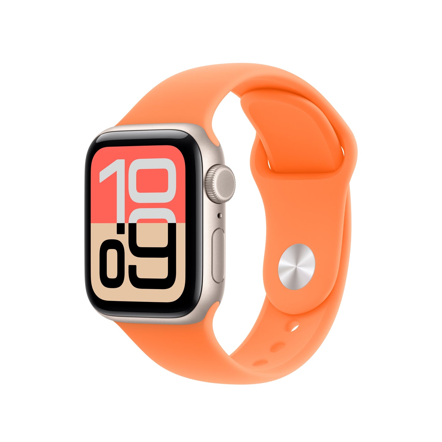 40mm mandarinkový sportovní řemínek – S/M - bonami.click