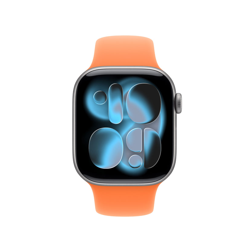 42mm mandarinkový sportovní řemínek – S/M - bonami.click