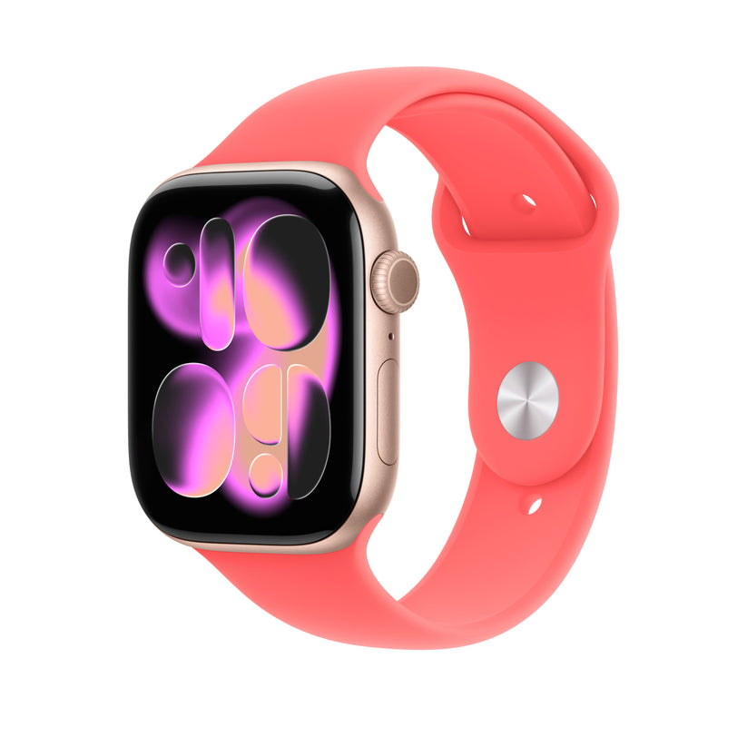 46mm guavově růžový sportovní řemínek – S/M - bonami.click