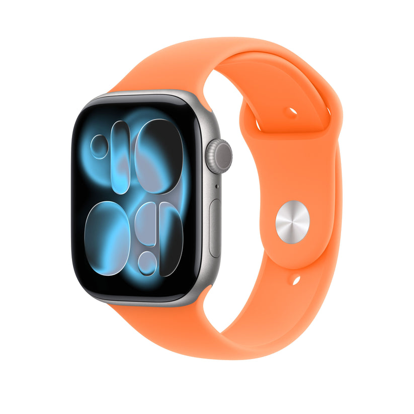 46mm mandarinkový sportovní řemínek – S/M - bonami.click