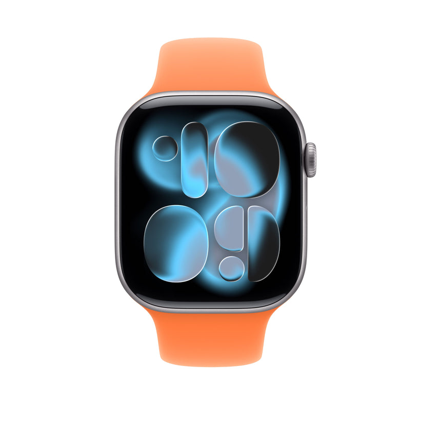 46mm mandarinkový sportovní řemínek – S/M - bonami.click