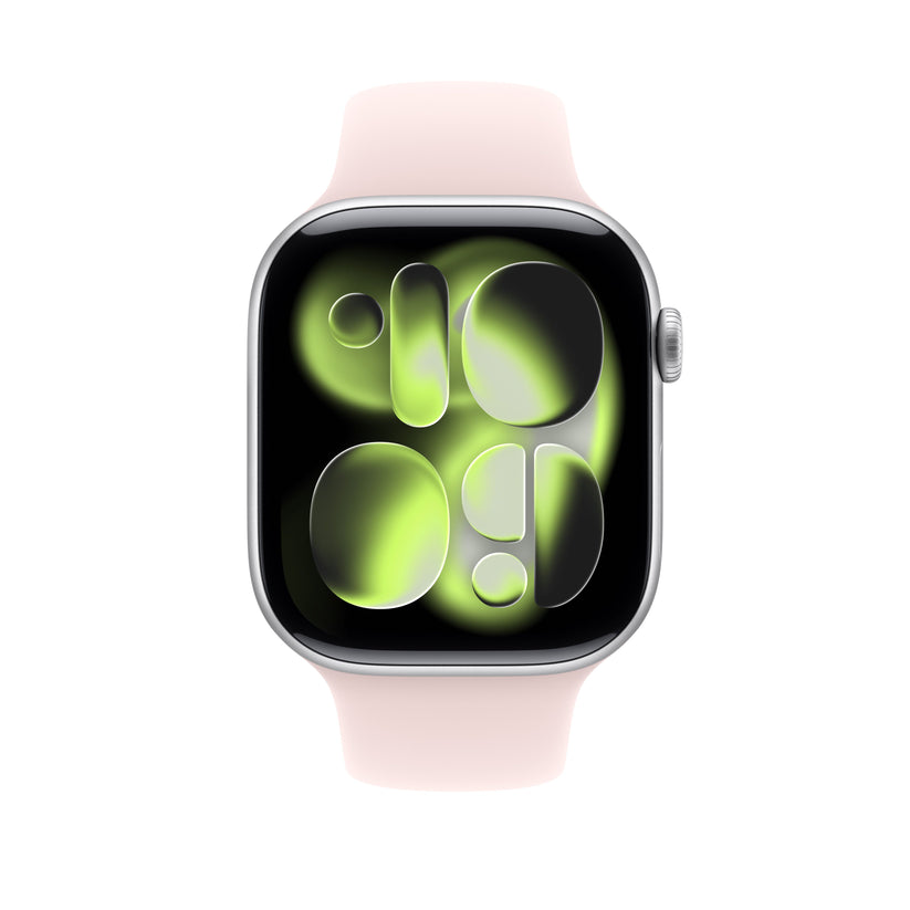 46mm jemně růžový sportovní řemínek – S/M - bonami.click
