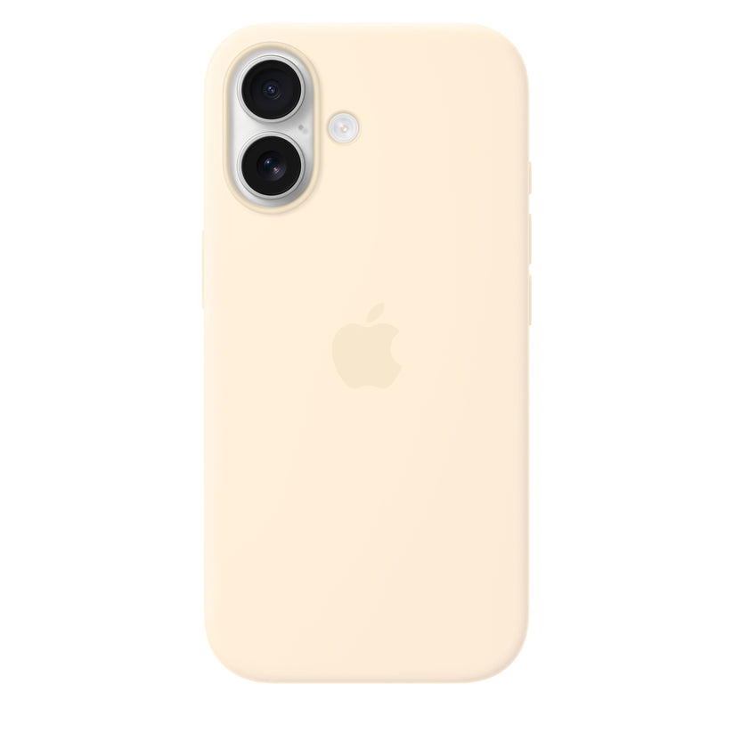 Silikonový kryt s MagSafe na iPhone 17 – vanilkový - bonami.click