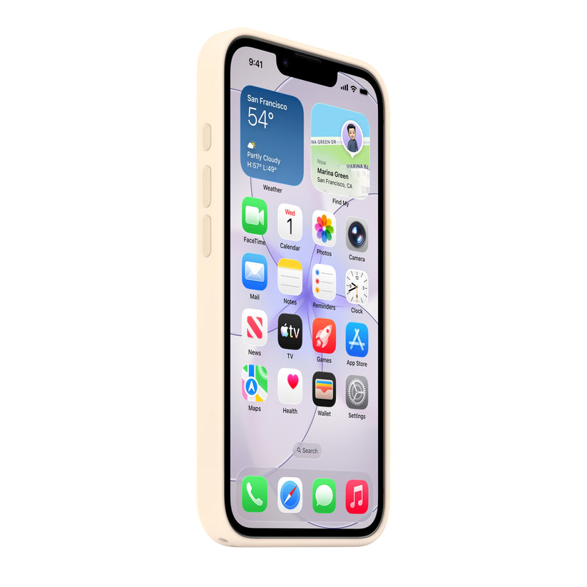 Silikonový kryt s MagSafe na iPhone 17e – vanilkový - bonami.click