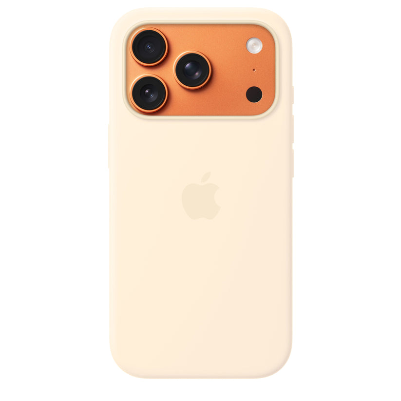Silikonový kryt s MagSafe na iPhone 17 Pro – vanilkový - bonami.click