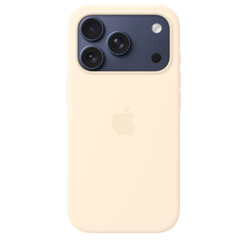 Silikonový kryt s MagSafe na iPhone 17 Pro – vanilkový - bonami.click