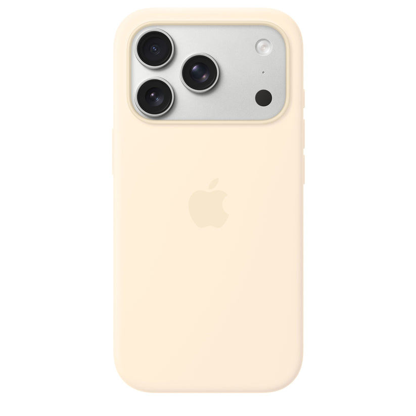 Silikonový kryt s MagSafe na iPhone 17 Pro – vanilkový - bonami.click