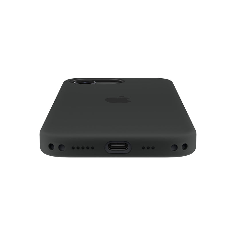 Silikonový kryt s MagSafe na iPhone 17e – ocelově modrý - bonami.click
