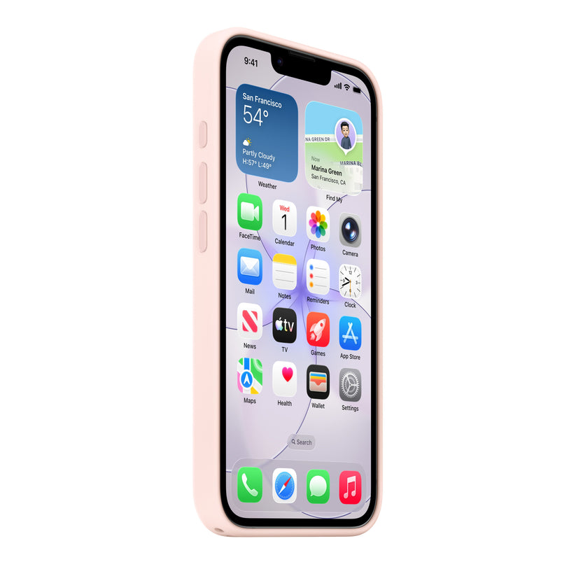 Silikonový kryt s MagSafe na iPhone 17e – jemně růžový - bonami.click