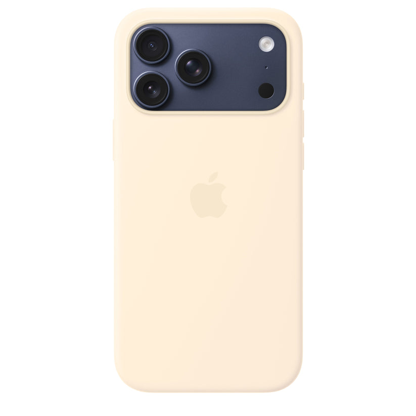 Silikonový kryt s MagSafe na iPhone 17 Pro Max – vanilkový - bonami.click