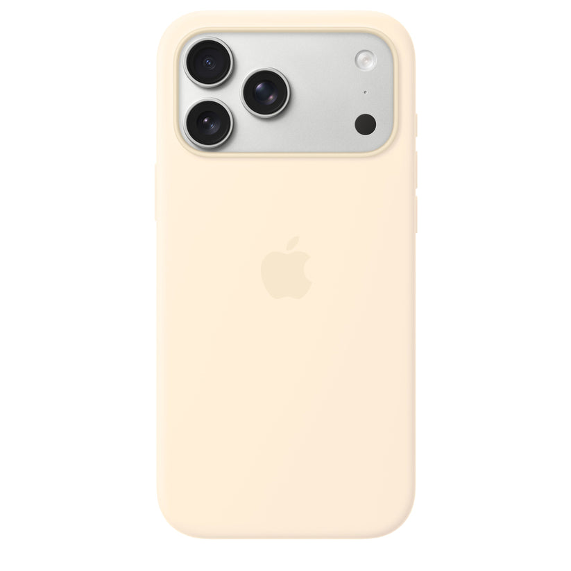 Silikonový kryt s MagSafe na iPhone 17 Pro Max – vanilkový - bonami.click