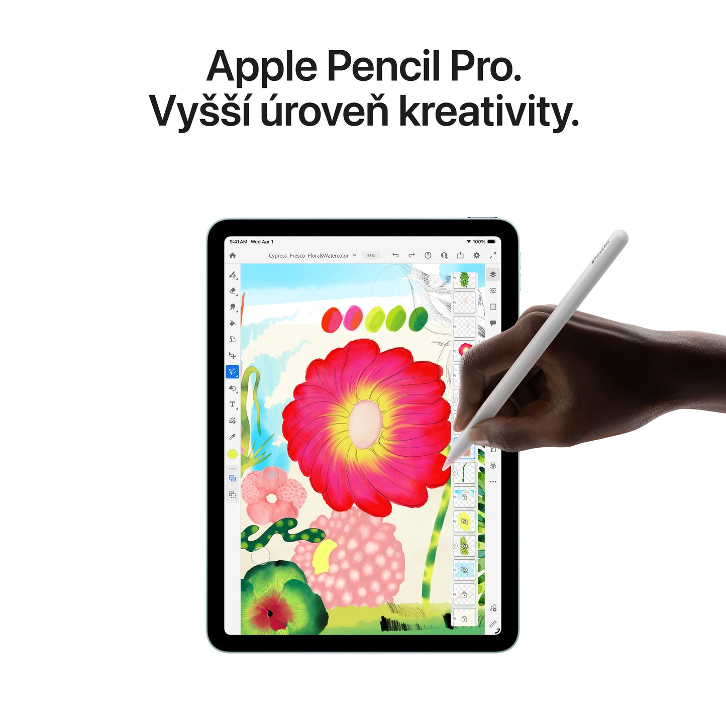 11palcový iPad Air Wi-Fi + Cellular 512 GB - fialový (M4) - bonami.click