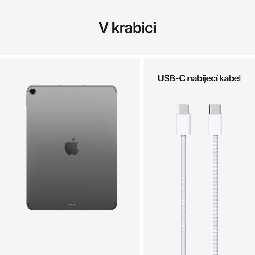 11palcový iPad Air Wi-Fi + Cellular 1 TB - vesmírně šedý (M4) - bonami.click