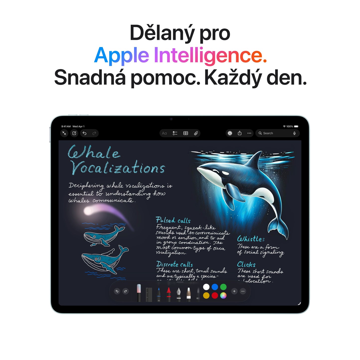 11palcový iPad Air Wi-Fi 256 GB - vesmírně šedý (M4) (otevřený) - bonami.click