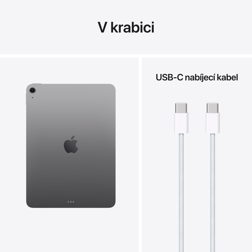 11palcový iPad Air Wi-Fi 256 GB - vesmírně šedý (M4) (otevřený) - bonami.click