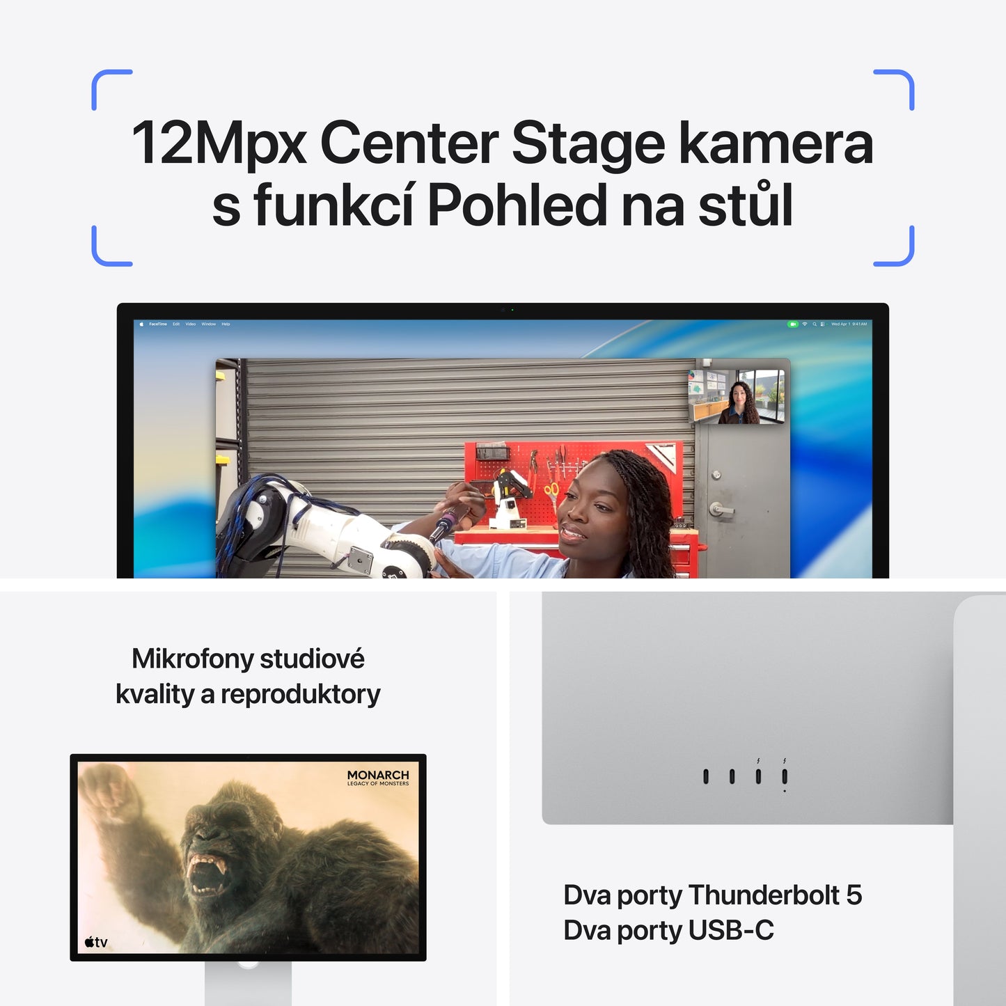 Studio Display – sklo s nanotexturou – adaptér držáku VESA - bonami.click
