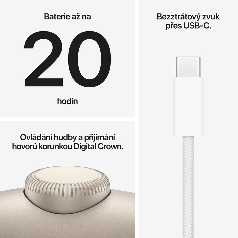 AirPods Max 2 - hvězdně bílý (otevřený) - bonami.click