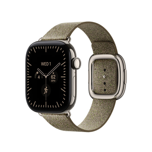 42mm šalvějově zelený řemínek s moderní přezkou – malý - bonami.click