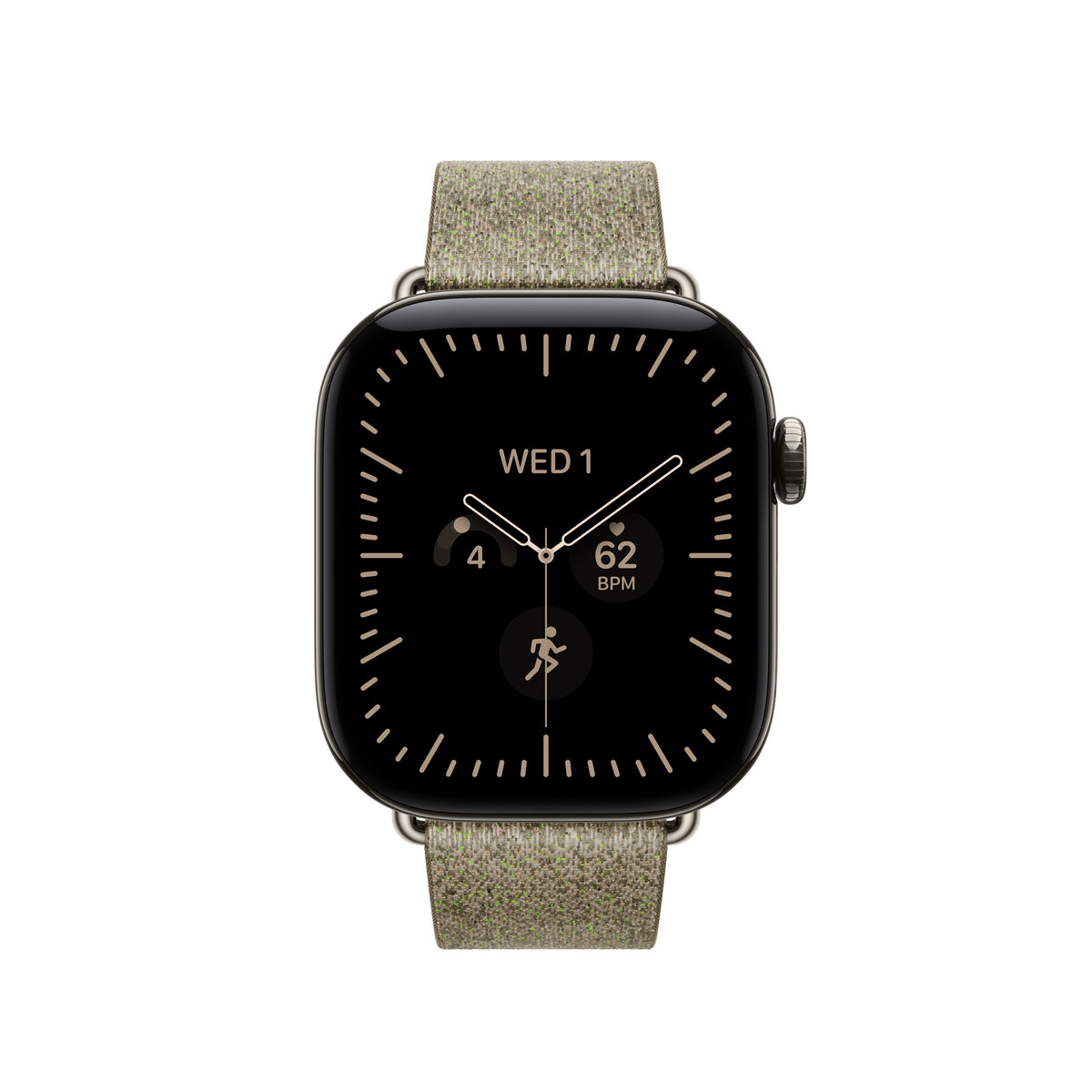 42mm šalvějově zelený řemínek s moderní přezkou – malý - bonami.click