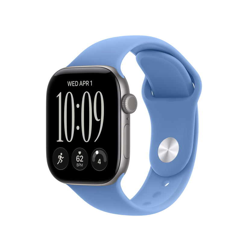 42mm chrpově modrý sportovní řemínek – S/M - bonami.click