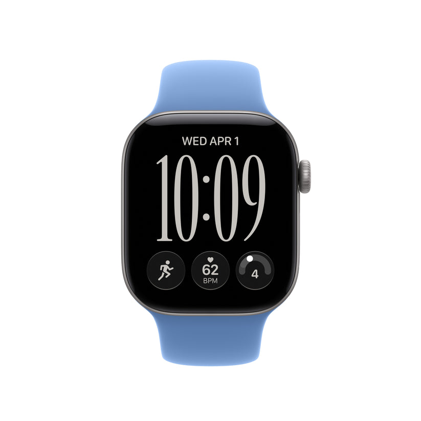 42mm chrpově modrý sportovní řemínek – S/M - bonami.click