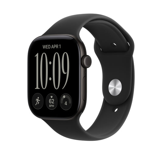 46mm černý sportovní řemínek – S/M - bonami.click