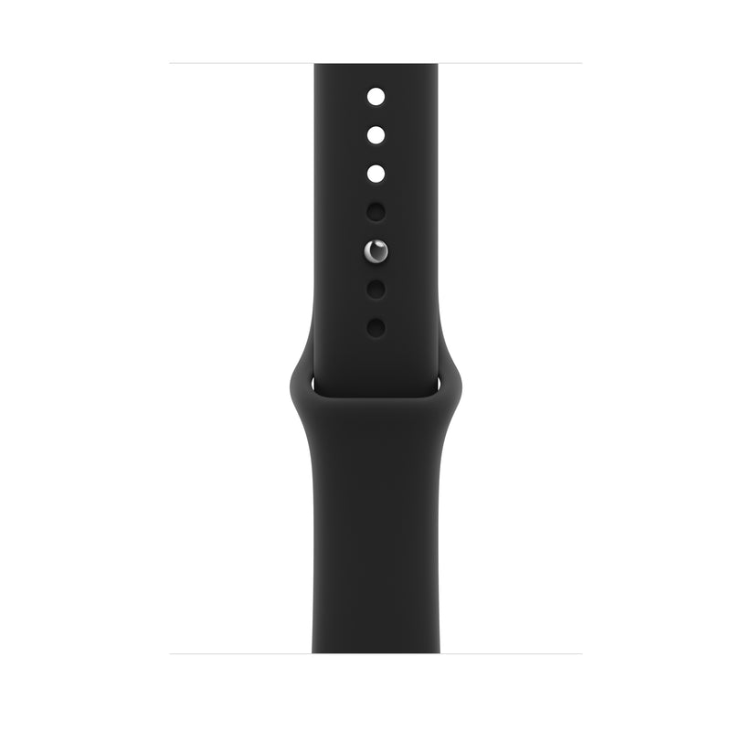 46mm černý sportovní řemínek – S/M - bonami.click