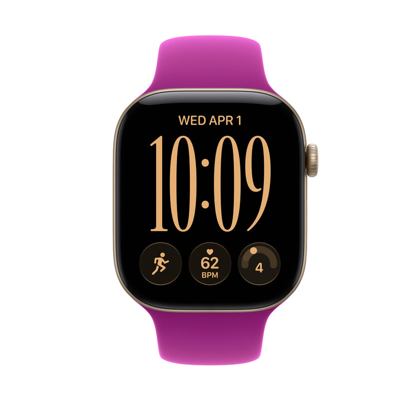 46mm magentový sportovní řemínek – S/M - bonami.click