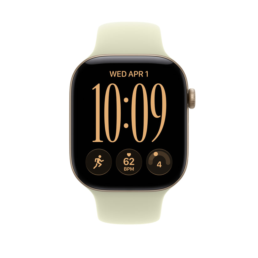 46mm dužnatkově bledý sportovní řemínek – S/M - bonami.click
