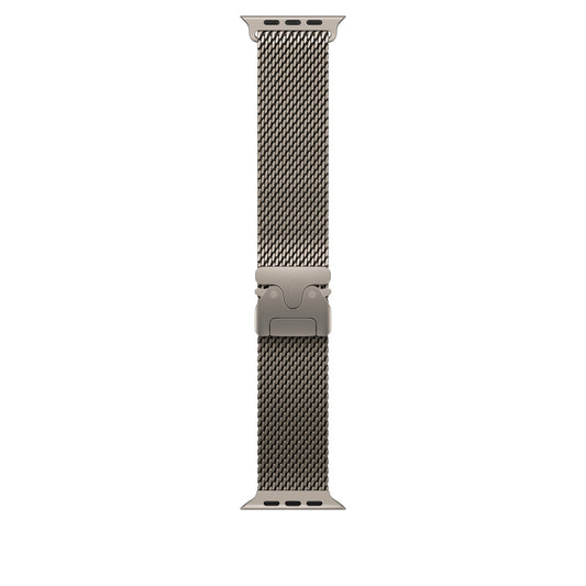 49mm milánský tah z přírodního titanu – střední - bonami.click