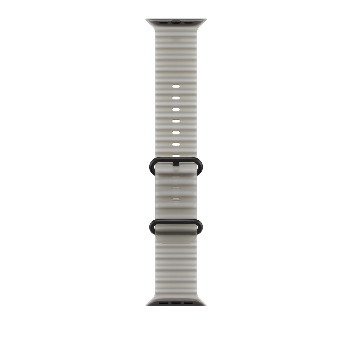 49mm průsvitně šedý Oceánský řemínek – provedení z černého titanu - bonami.click