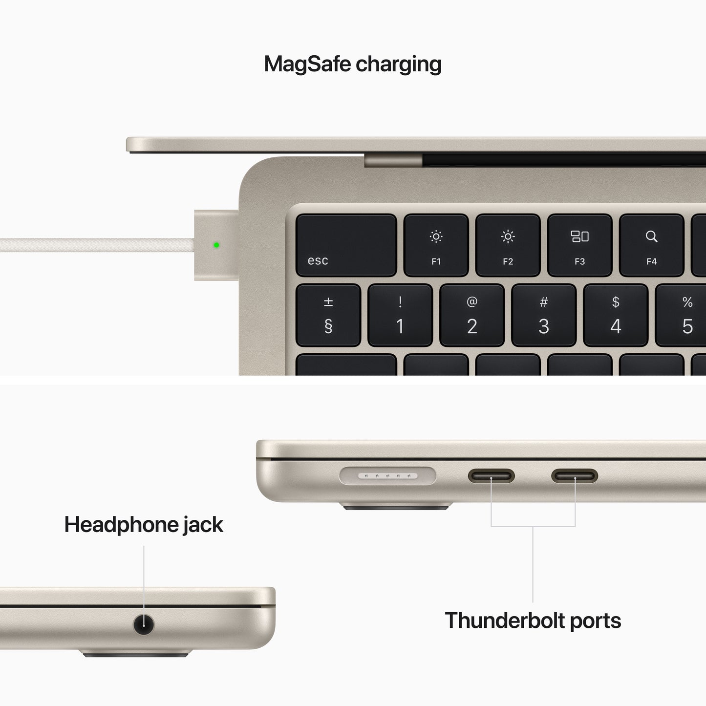 MacBook Air 13,6", Apple M2 8jádrové CPU, 8jádrové GPU, 16GB, 256GB SSD, CZ - hvězdně bílý (Copy) - bonami.click