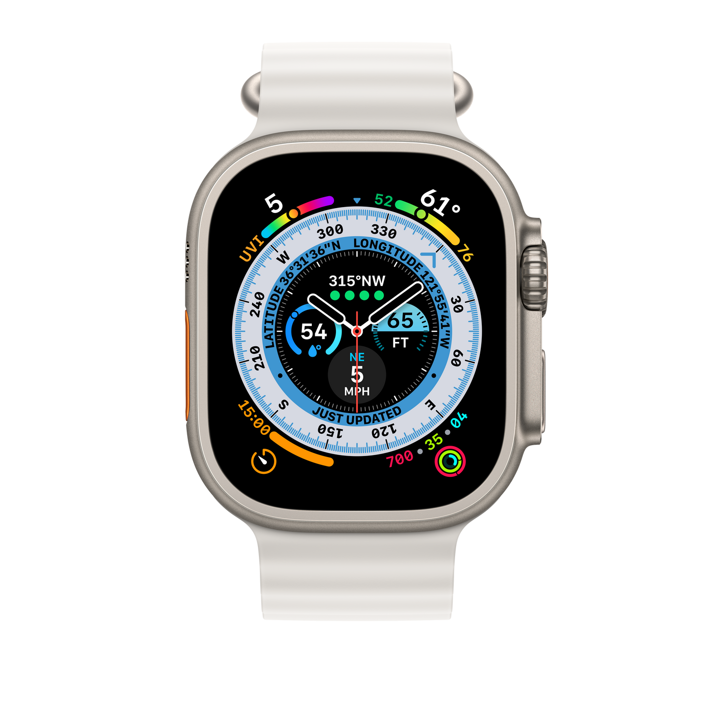 Apple 49mm bílé prodloužení Oceánského řemínku - bonami.click