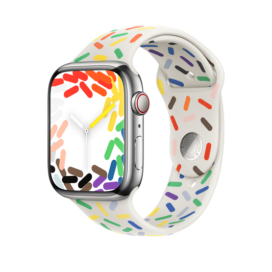 Apple Watch 42/44/45/49 mm sportovní řemínek Pride Edition – M/L - bonami.click