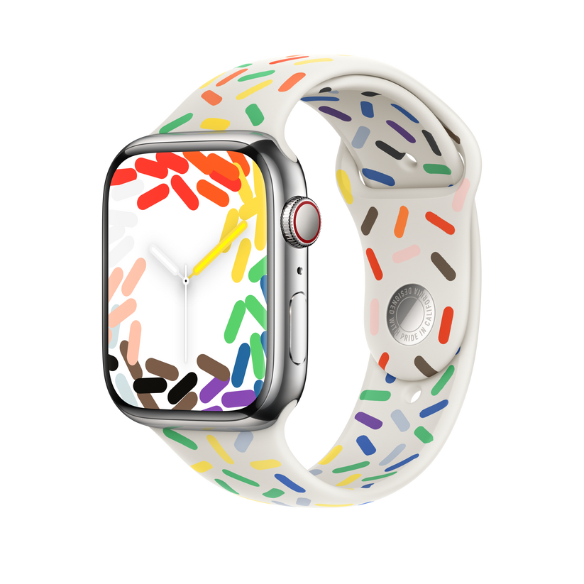 Apple Watch 42/44/45/49 mm sportovní řemínek Pride Edition – S/M - bonami.click