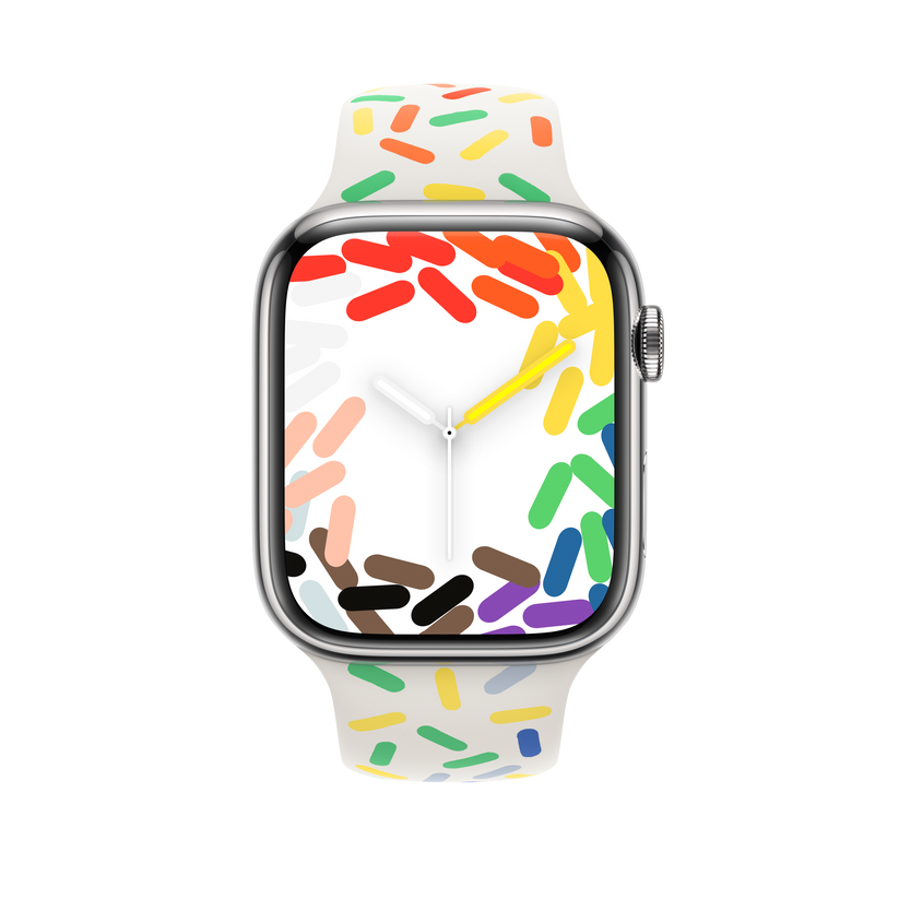Apple Watch 42/44/45/49 mm sportovní řemínek Pride Edition – S/M - bonami.click