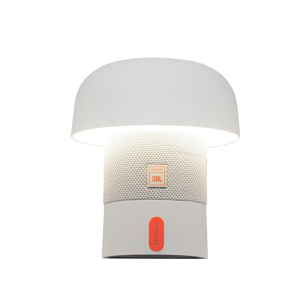 Designová reproduktorová lampa Kooduu Sensa Play Mini - bílá