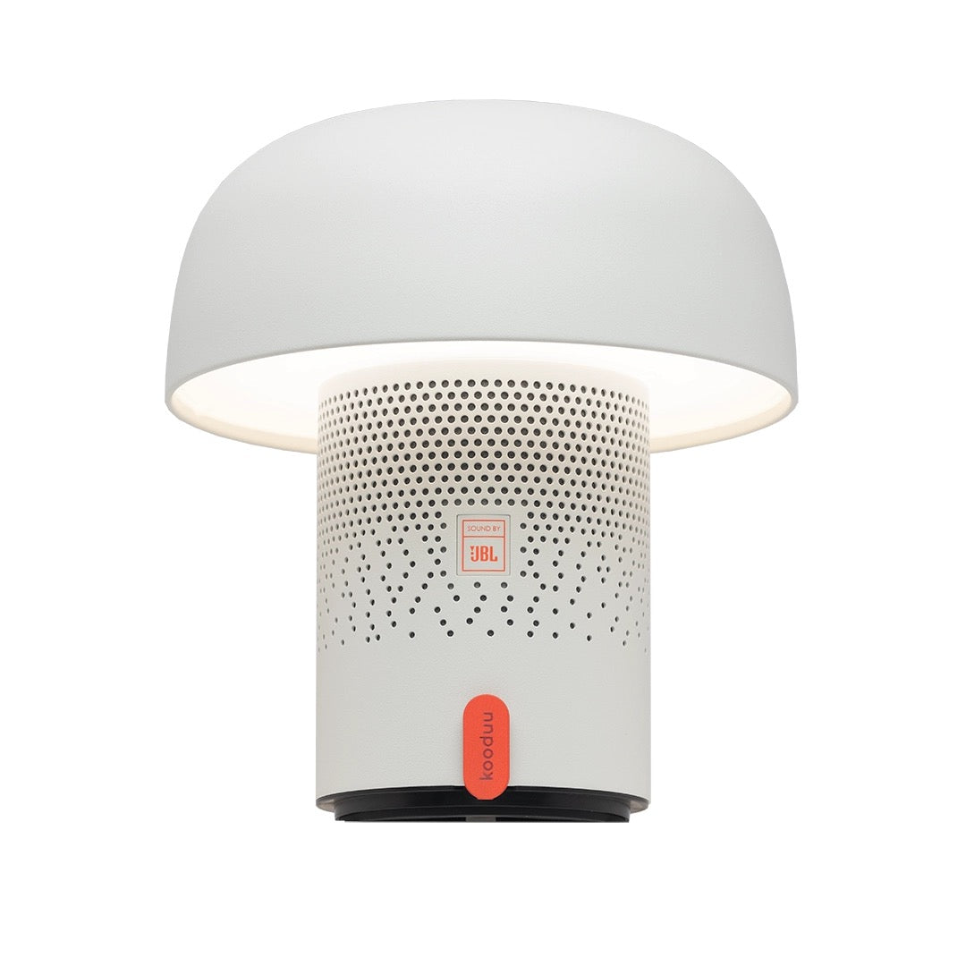 Designová lampa s reproduktorem Kooduu Sensa Play - bílá