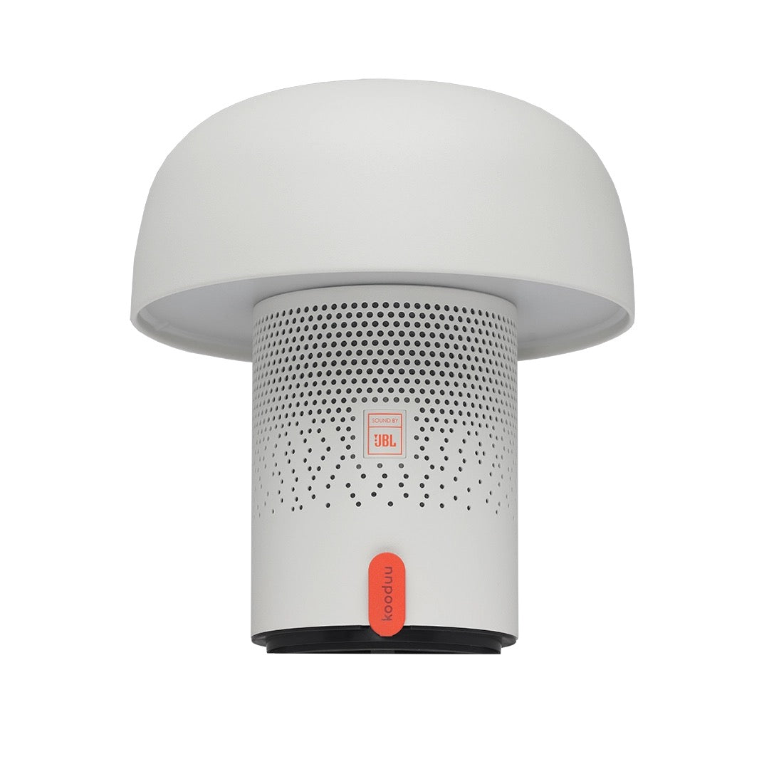 Designová lampa s reproduktorem Kooduu Sensa Play - bílá