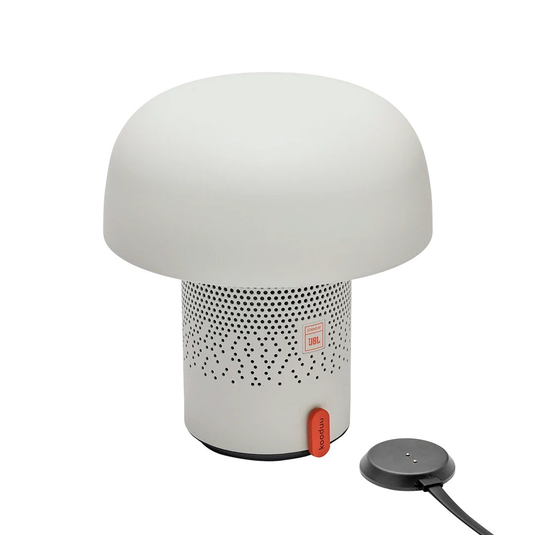 Designová lampa s reproduktorem Kooduu Sensa Play - bílá