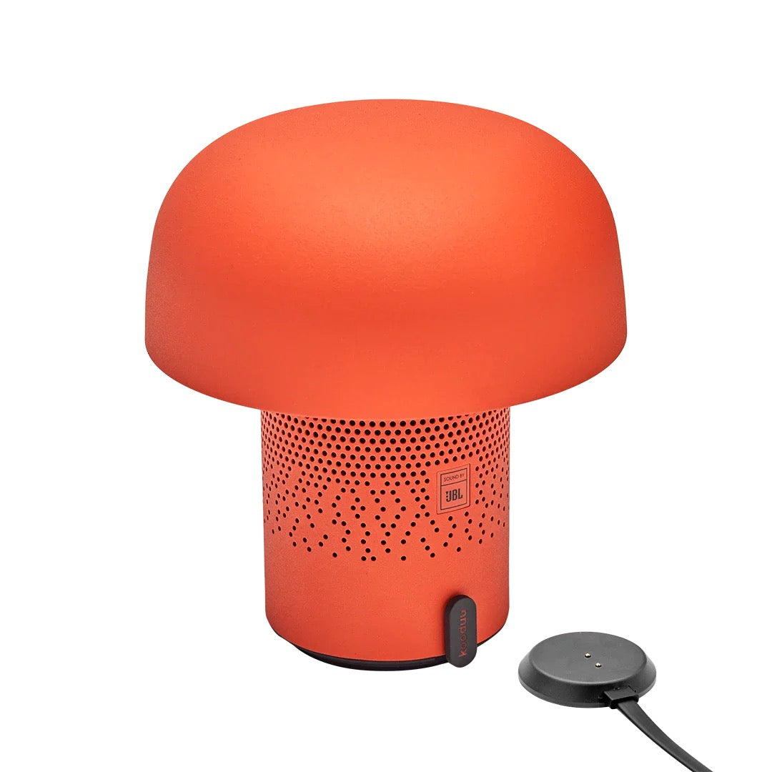 Designová lampa s reproduktorem Kooduu Sensa Play - oranžová