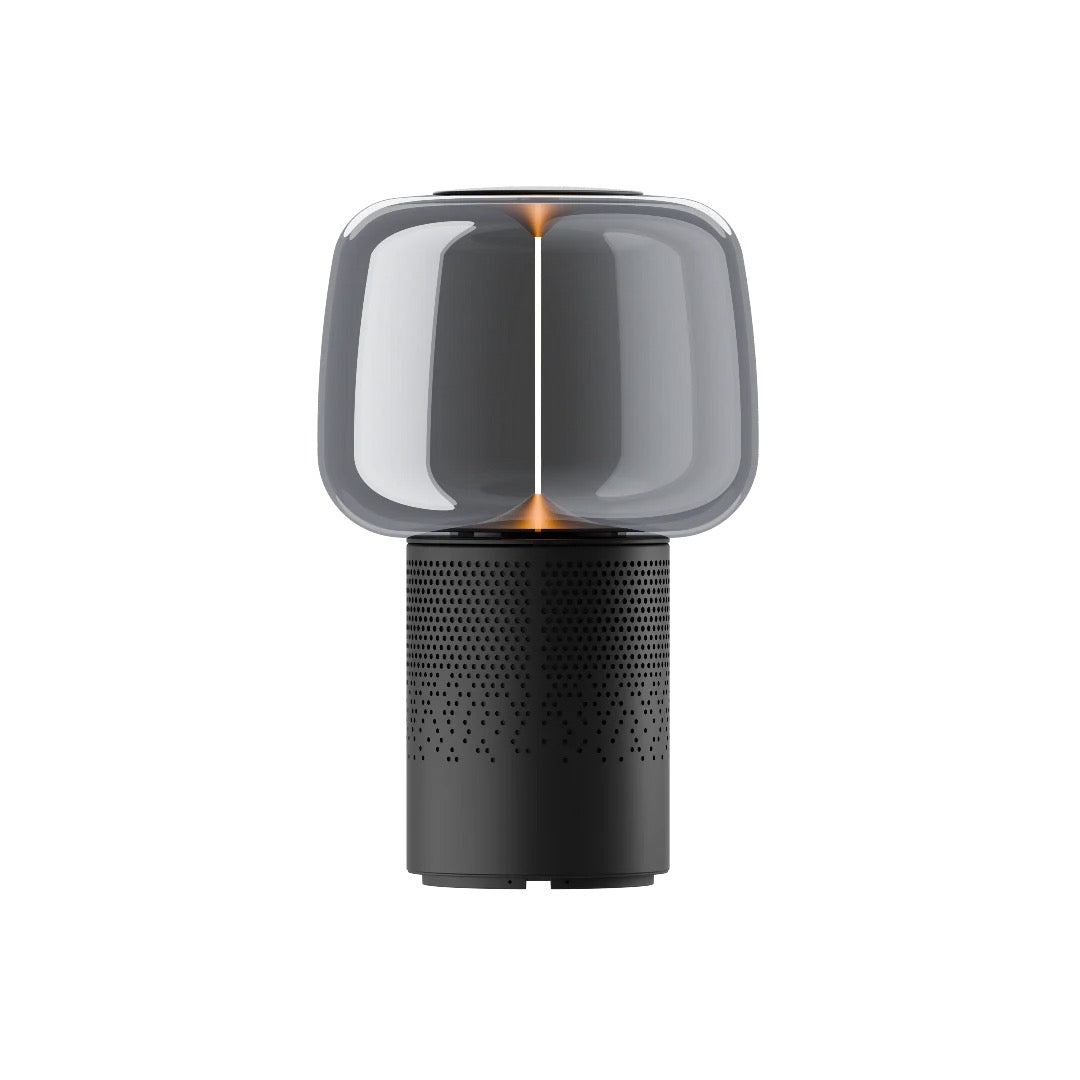 Designová lampa s reproduktorem Kooduu Serena Play - černá