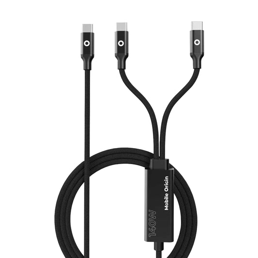 Kabel Mobile Origin Dvojitý nabíjecí kabel 140W CB10 USB-C (1,2m)